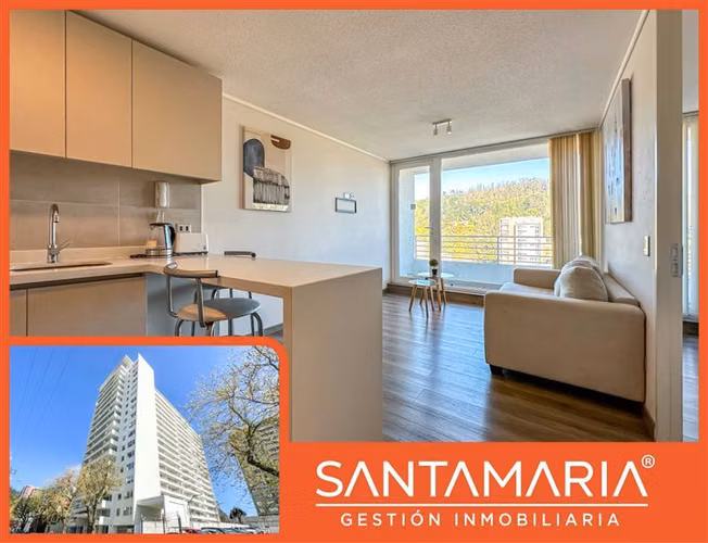 Arriendo Dpto. Amoblado 1 Dormitorio Salas, Concepción