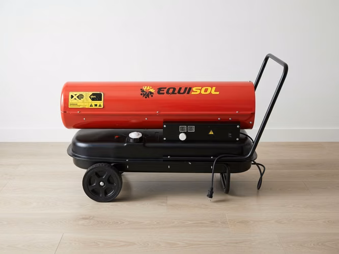 Calefactor industrial Equisol rojo de alta potencia