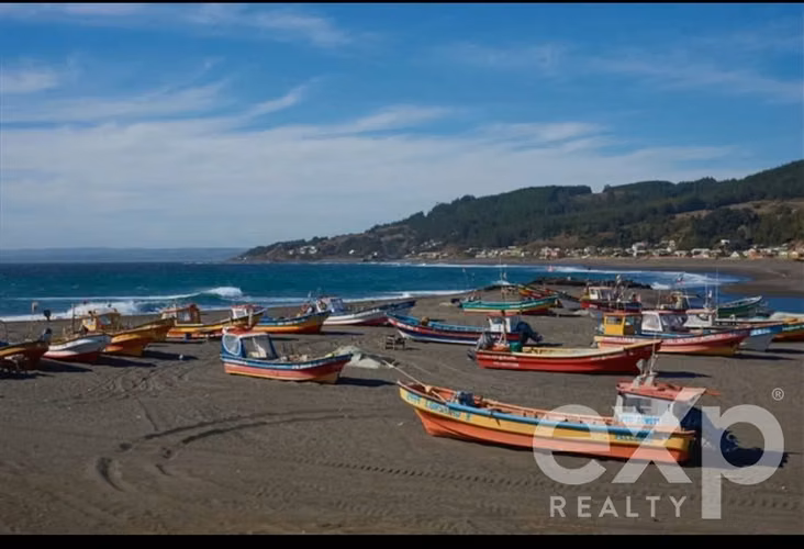 7 parcelas de 5.000 m2 frente al mar cerca de Pullehue