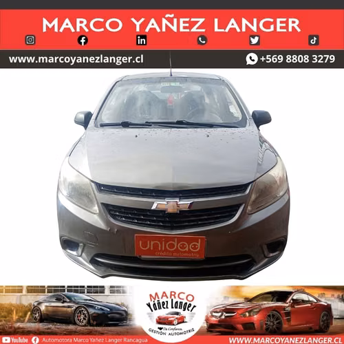 CHEVROLET SAIL 1.4 / AÑO 2016 / EXCELENTE ESTADO