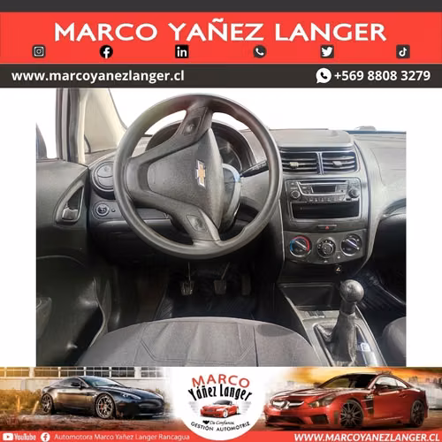CHEVROLET SAIL 1.4 / AÑO 2016 / EXCELENTE ESTADO