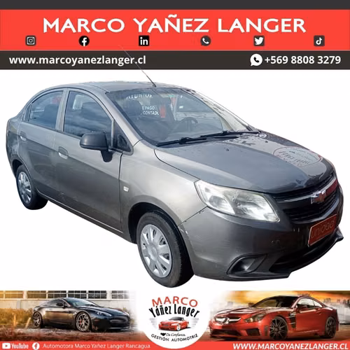 CHEVROLET SAIL 1.4 / AÑO 2016 / EXCELENTE ESTADO