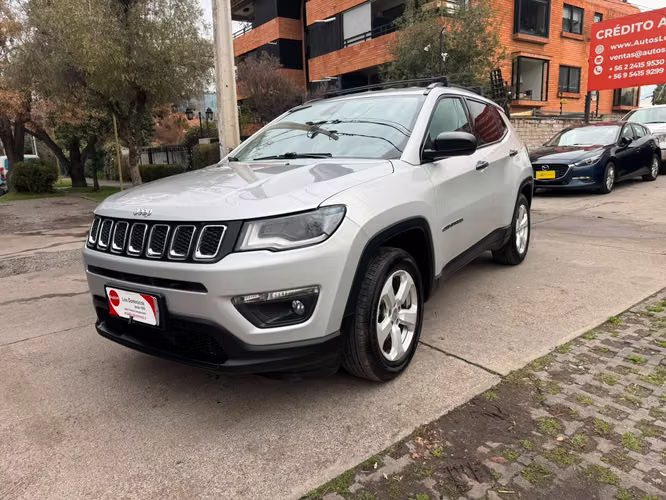 JEEP COMPASS SPORT 2.4 MEC 6 VEL FULL CARPLAY CAMARA SOLO 89.000 KM VER EN LAS CONDES 2019