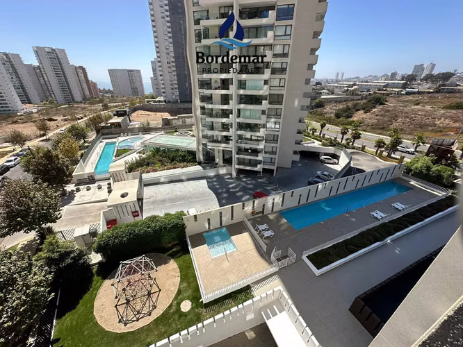 Departamento Amoblado de 3D 2B, Terraza cerrada 85 Mt2