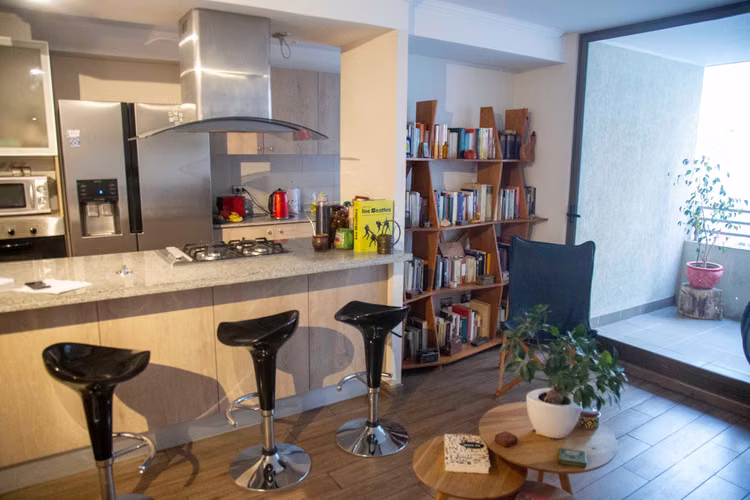 ARRIENDO  DEP  AMOBLADO 2D 2B CON EST EN ÑUÑOA CONDELL 1807