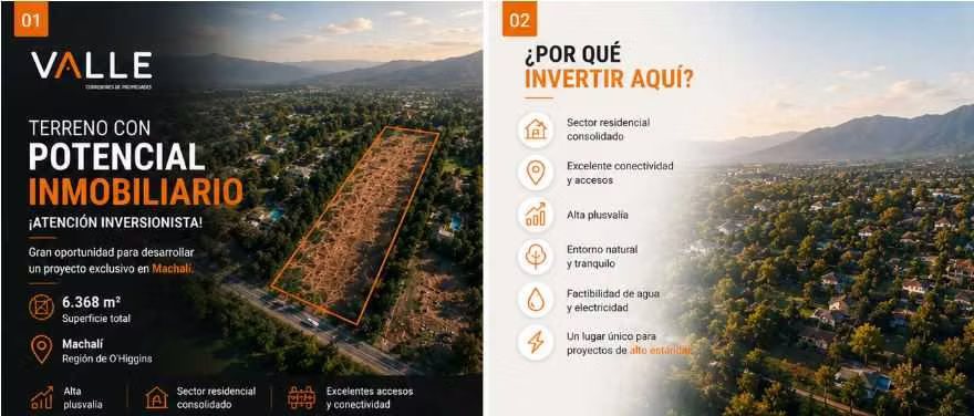 Venta Terreno urbano 6.368 m2  Nogales (176917)