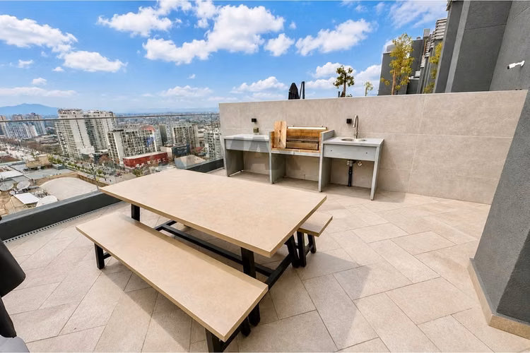 Depto en arriendo amoblado 1d + 1b