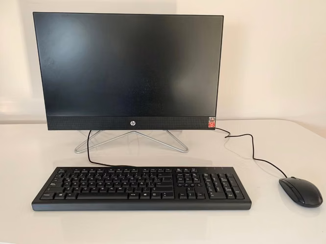 Computador HP All in One HP 24” memoria ampliada en excelente estado!