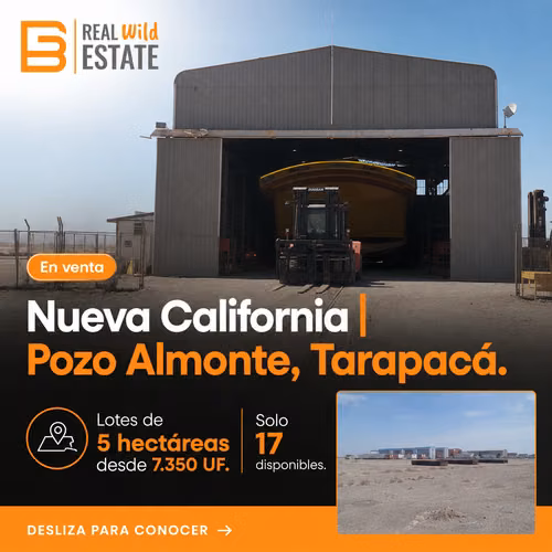 5 HECTÁREAS PARA MINERÍA Y LOGÍSTICA POZO ALMONTE TARAPACÁ