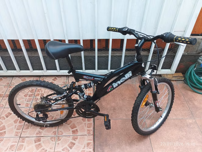Bicicleta aro 20 doble suspensión