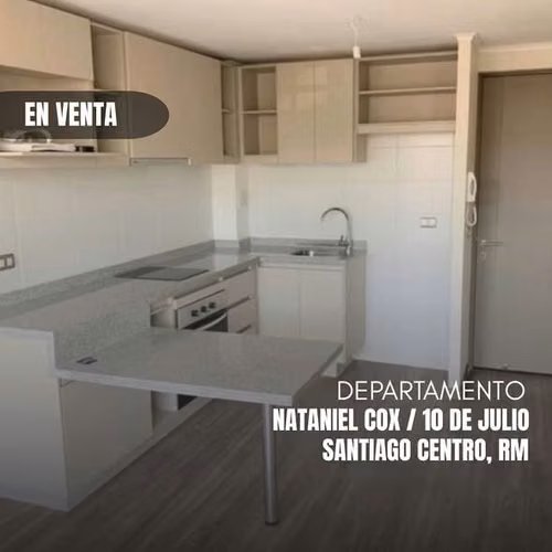 VENTA DEPARTAMENTO 1 DORMITORIO 1 BAÑO BODEGA SANTIAGO