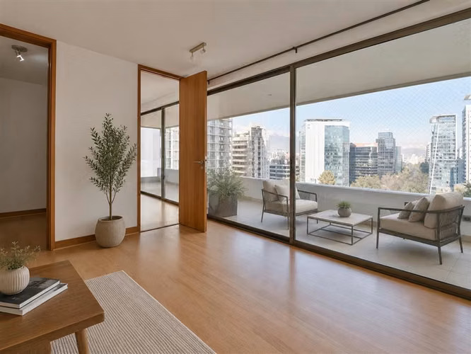 Departamento en arriendo de 3 dorm. vista Golf / Las Condes
