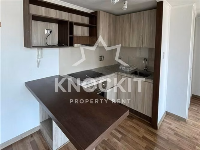 Arriendo Depto con Balcón 1D1B Conde del Maule Estac Central