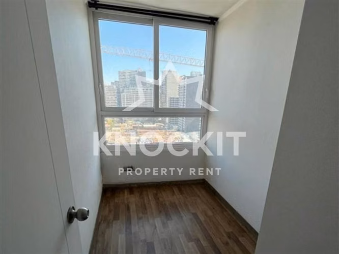 Arriendo Depto con Balcón 1D1B Conde del Maule Estac Central