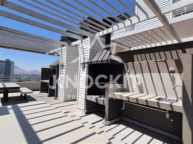 Arriendo Depto con Balcón 1D1B Conde del Maule Estac Central