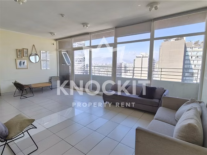 Arriendo Depto con Balcón 1D1B Conde del Maule Estac Central