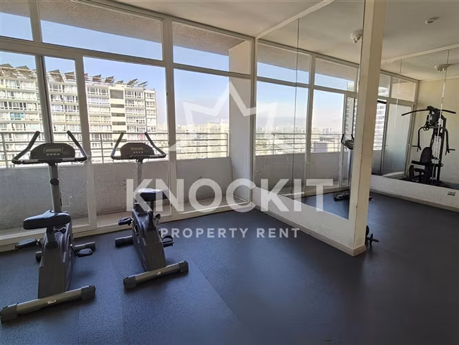 Arriendo Depto con Balcón 1D1B Conde del Maule Estac Central