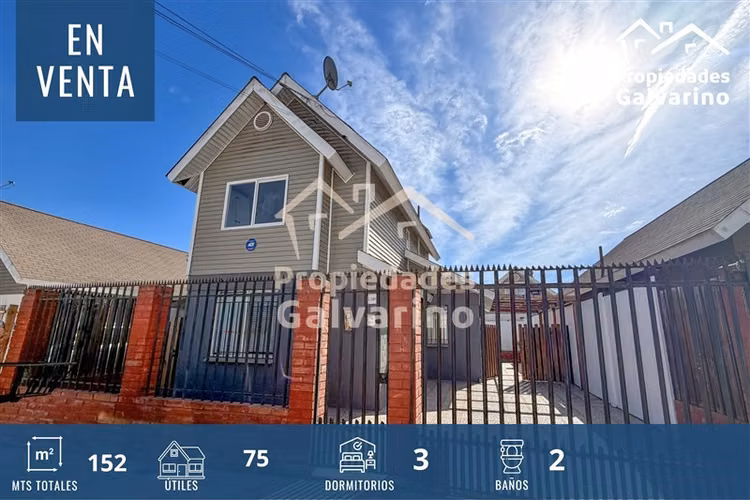 Casa en venta recién remodelada en Bosque San Carlos 3d+2b