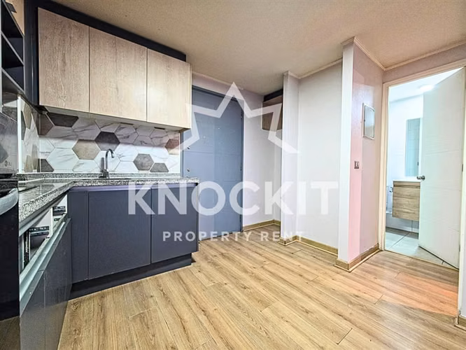 Arriendo Depto en Promoción 2D2B+Estac - Comuna de Santiago