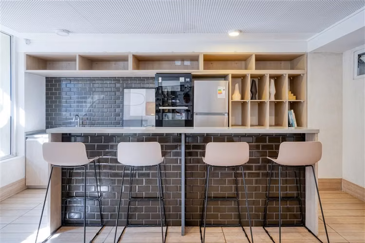 Departamento en arriendo amoblado de 1 dorm. en Santiago