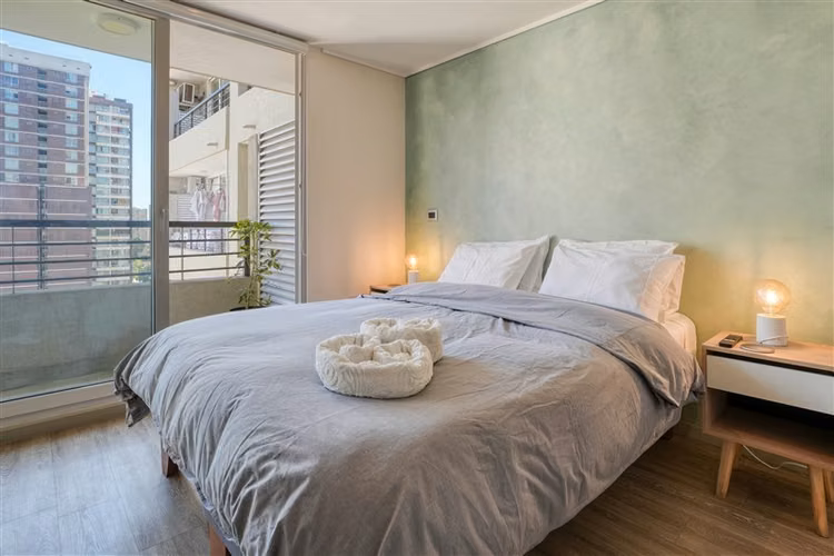 Departamento en arriendo amoblado de 1 dorm. en Santiago