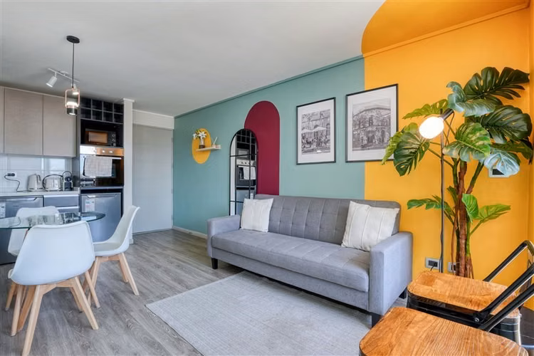 Departamento en arriendo amoblado de 1 dorm. en Santiago