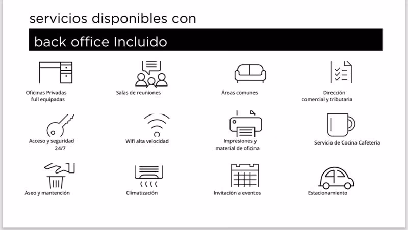 Oficina Business Center en arriendo en Las Condes