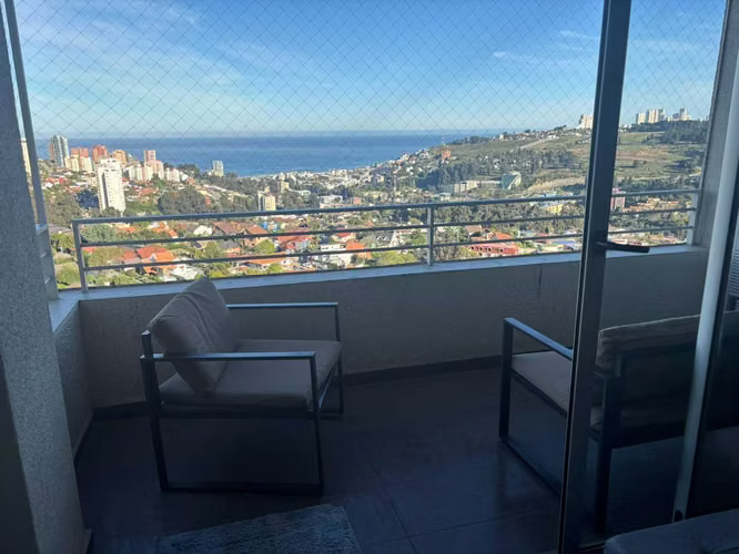 Arriendo Depto Reñaca 3D2B1E con 3 piscinas  (177171)