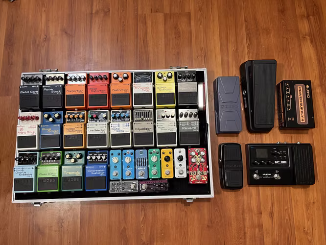 Pedales de efectos para guitarra eléctrica