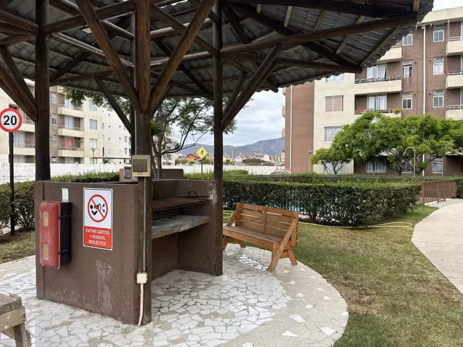Depto 3D en el Bosque San Carlos y quincho — Coquimbo