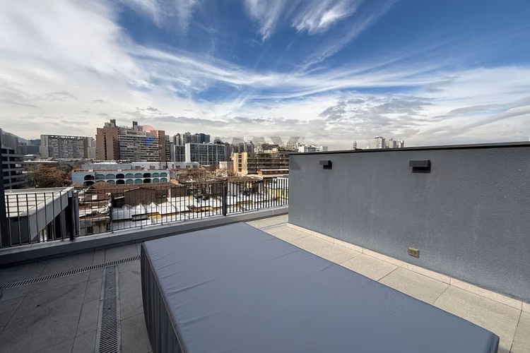 Arriendo 1d+1b con estac. y bodega santiago