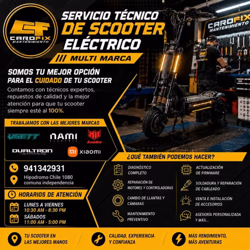 Servicio técnico Scooter eléctrico