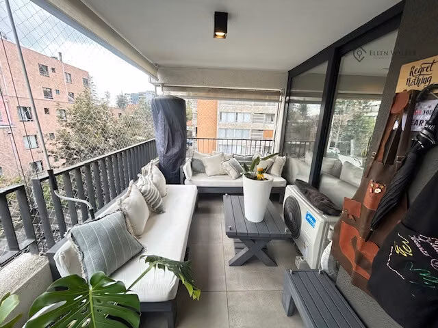 Amplio Departamento 3D+3B+ Sala de Estar | 147 m² | Metro Chile España | 2 Terrazas - Imagen 3