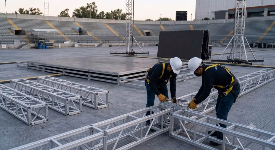 VENTA DE ESCENARIO PROFESIONAL PARA EVENTOS Y CONCIERTOS DE GRAN ENVERGADURA