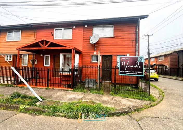 Se vende casa de esquina de 3 dorm. en Padre las Casas