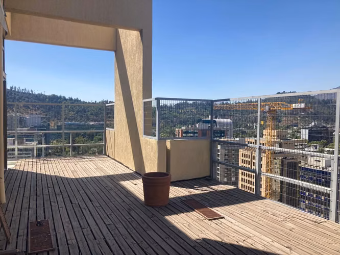 ESPECTACULAR oficina en AZOTEA CON TERRAZAS piso 18 metro Pedro de Valdivia
