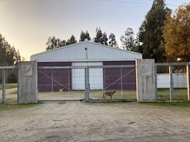 Galpon industrial zona agropecuaria PRC con recepción final Paine Colonia Kennedy