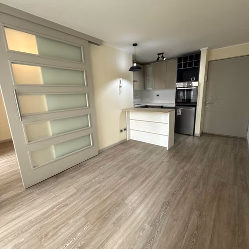 ARRIENDO DEPTO 1 DORMITORIO 1 BAÑO BODEGA Y ESTACIONAMIENTO SANTA ISABEL 360  SANTIAGO RM