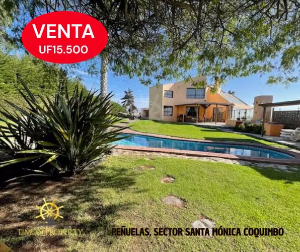 Casa 5005 mts2 /vista mar, Peñuelas (177390)