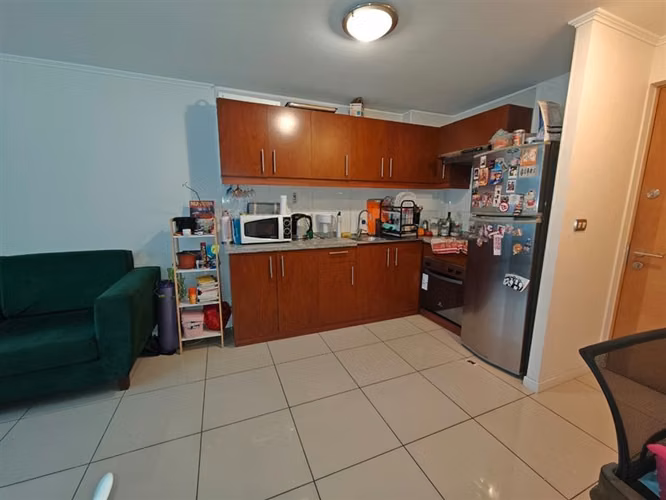 DEPARTAMENTO Excelente inversión (alta demanda de arriendo).Cómodo y moderno, 1 dormitorio, amplia terraza, con bodega METRO PARQUE BUSTAMANTE