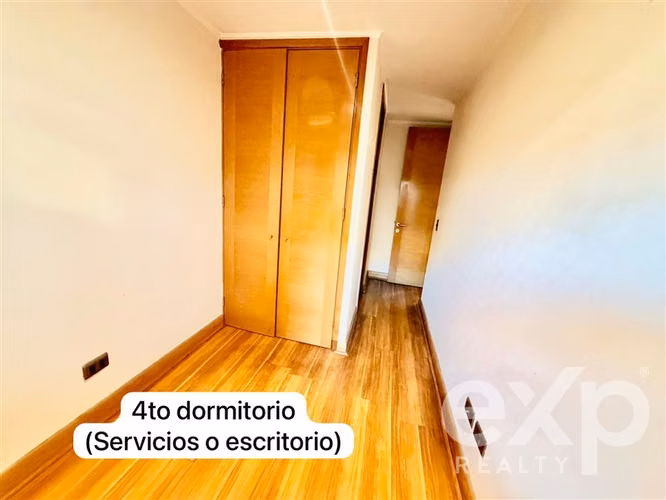 Gran Depto 167m2 4Dorm 4baños 2Est 1Bod Museo Ralli Arriendo