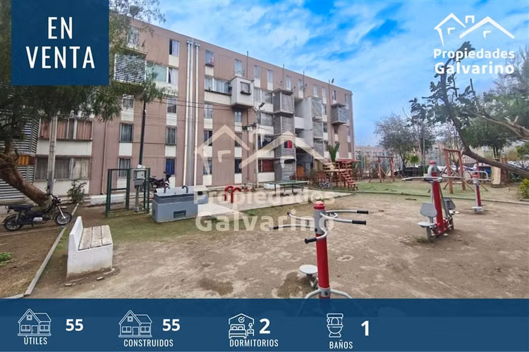 Departamento en venta de 2 dorm. en Quilicura