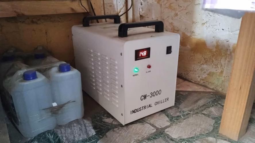 Maquina Corte Laser 40w + Chiller + Materiales