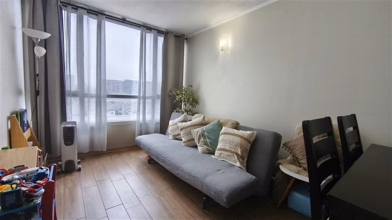 Departamento en venta de 1 dorm. en Santiago con estac y bod