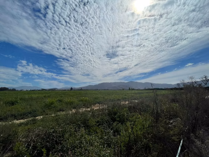 Campo con derechos de agua y tranque