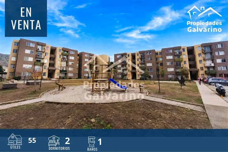 Departamento en venta de 2 dorm. en Quilicura