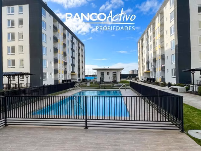 Departamento Nuevo en arriendo de 3D+2B. San Pedro de la Paz