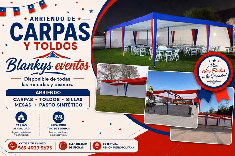 Carpas y Toldos Fiestas Patrias