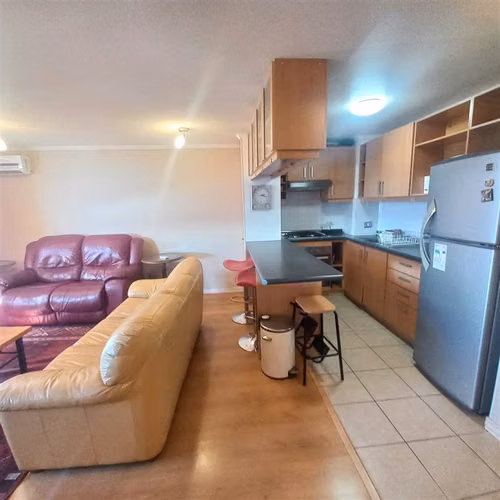 Depto ARRIENDO AÑO CORRIDO AMOBLADO 1dor1baño+E+B