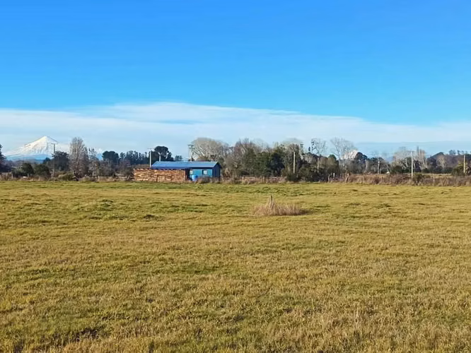 Venta de Parcelas Planas con Orilla de Río y Vista al Volcán – Melefquén, Panguipulli